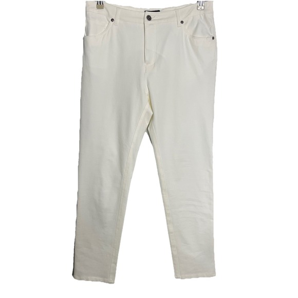 Eric Womens  Straight Jeans  Pants Ivory Size 10 - Picture 1 of 3